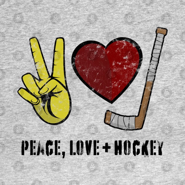 Peace, Love + Hockey by Hanzo